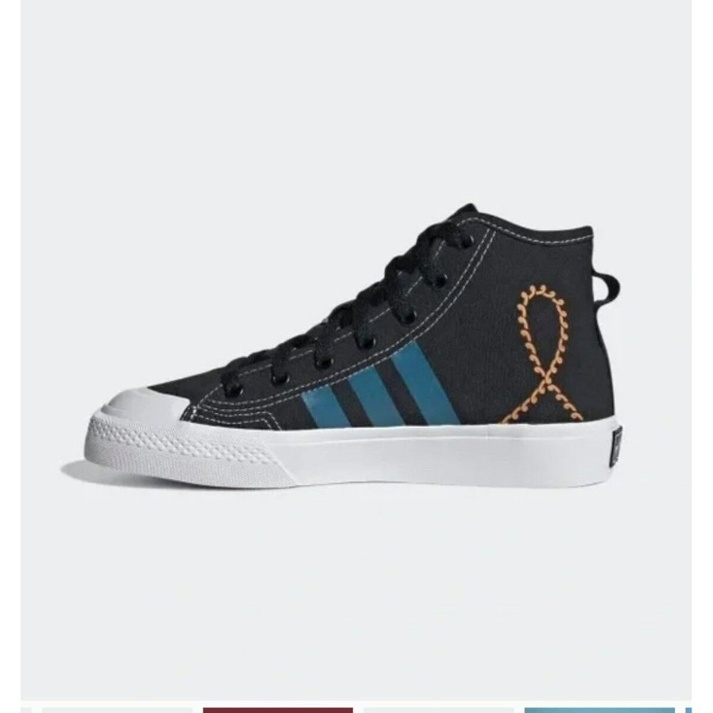 Adidas The Simpsons x Nizza Hi RF J Pranks On Moe GZ3538 Shoes Youth Size 7 - Picture 3 of 7